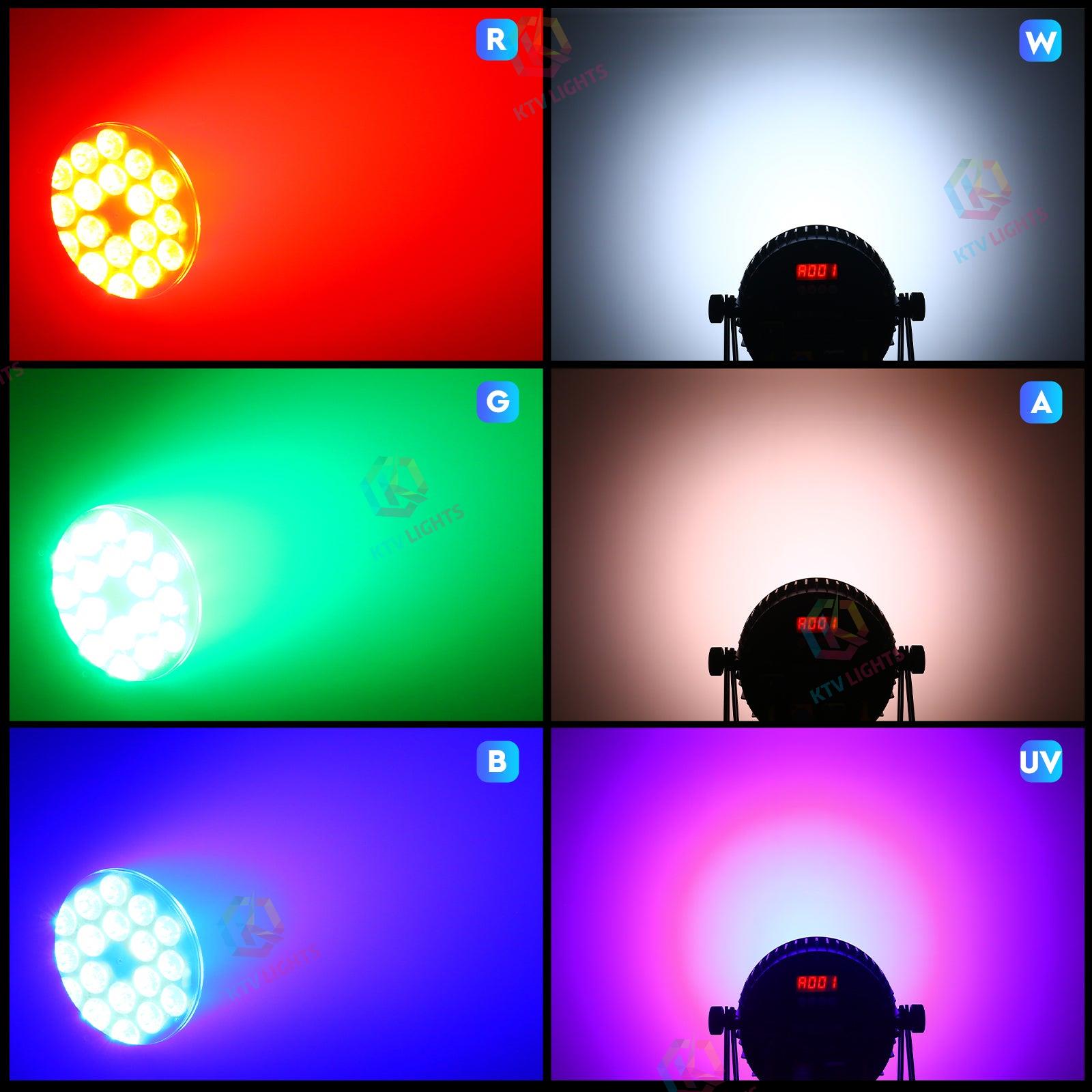 150W IP67 6-in-1 RGBW+UV Waterproof Par Light - P29