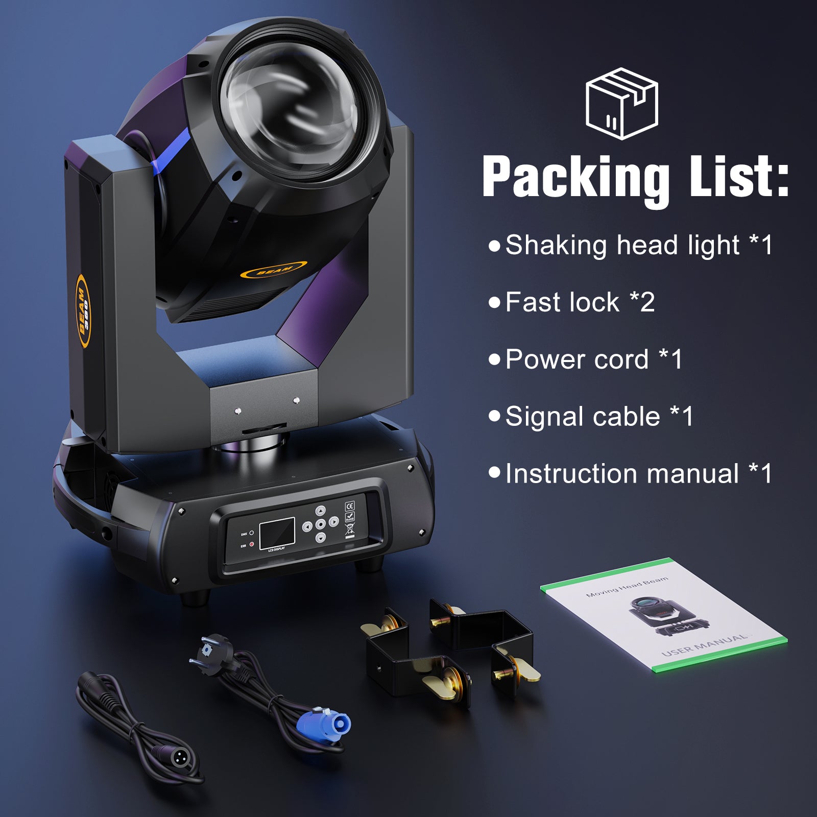 380W 17R 16+48 Prism Beam Moving Headlight - E35