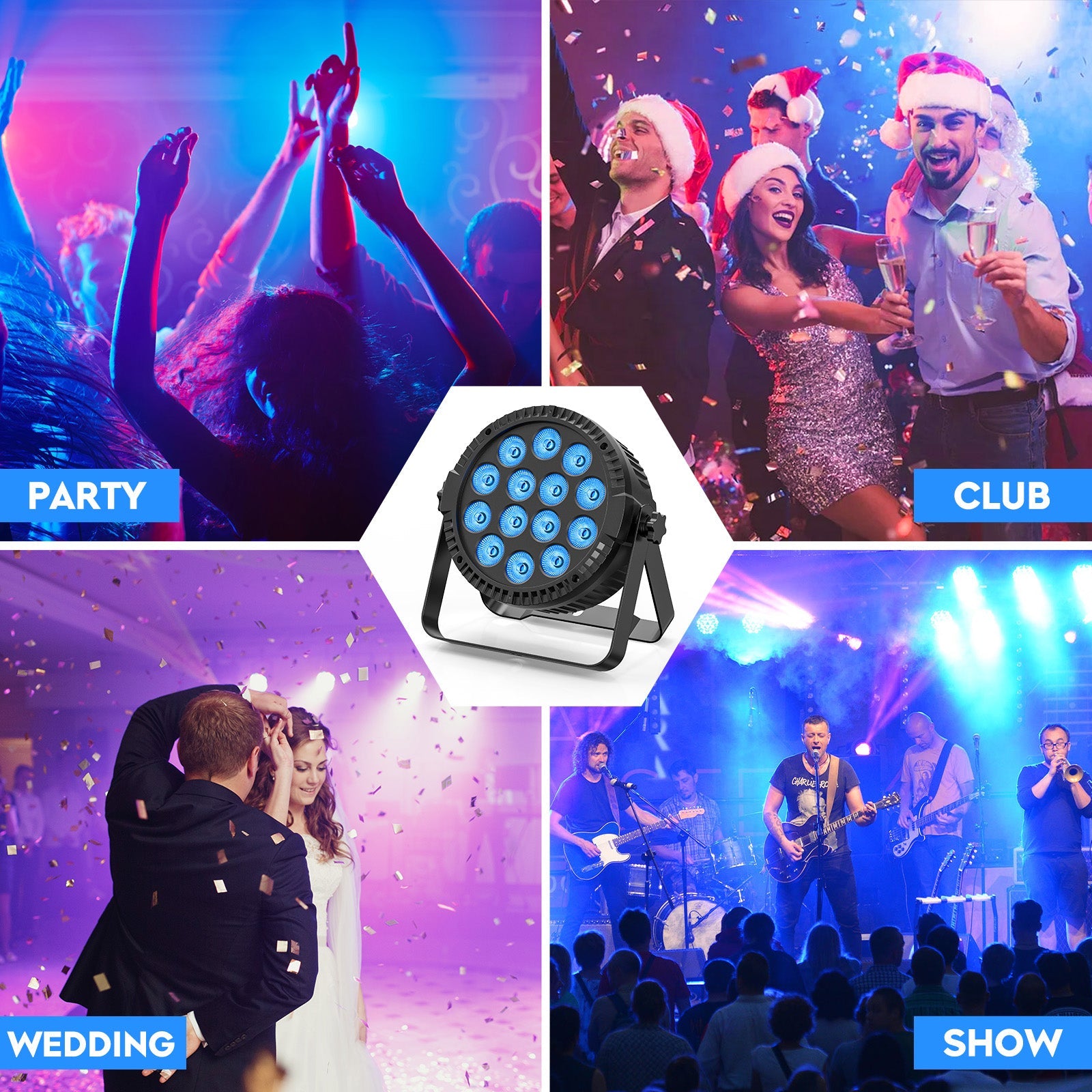 80w LED stage Pars lighting effects equipment-P2