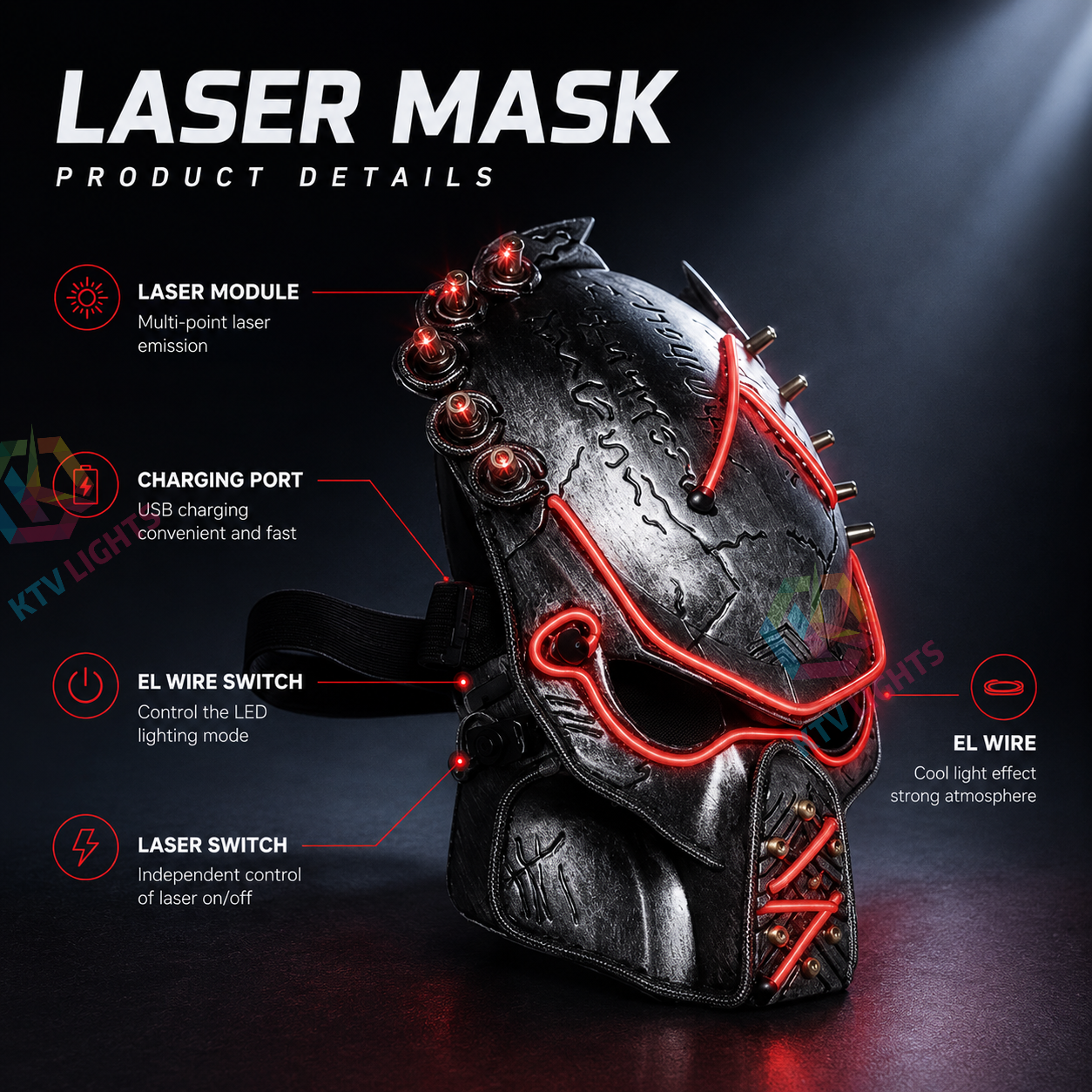 Party Show Laser Mask-M28