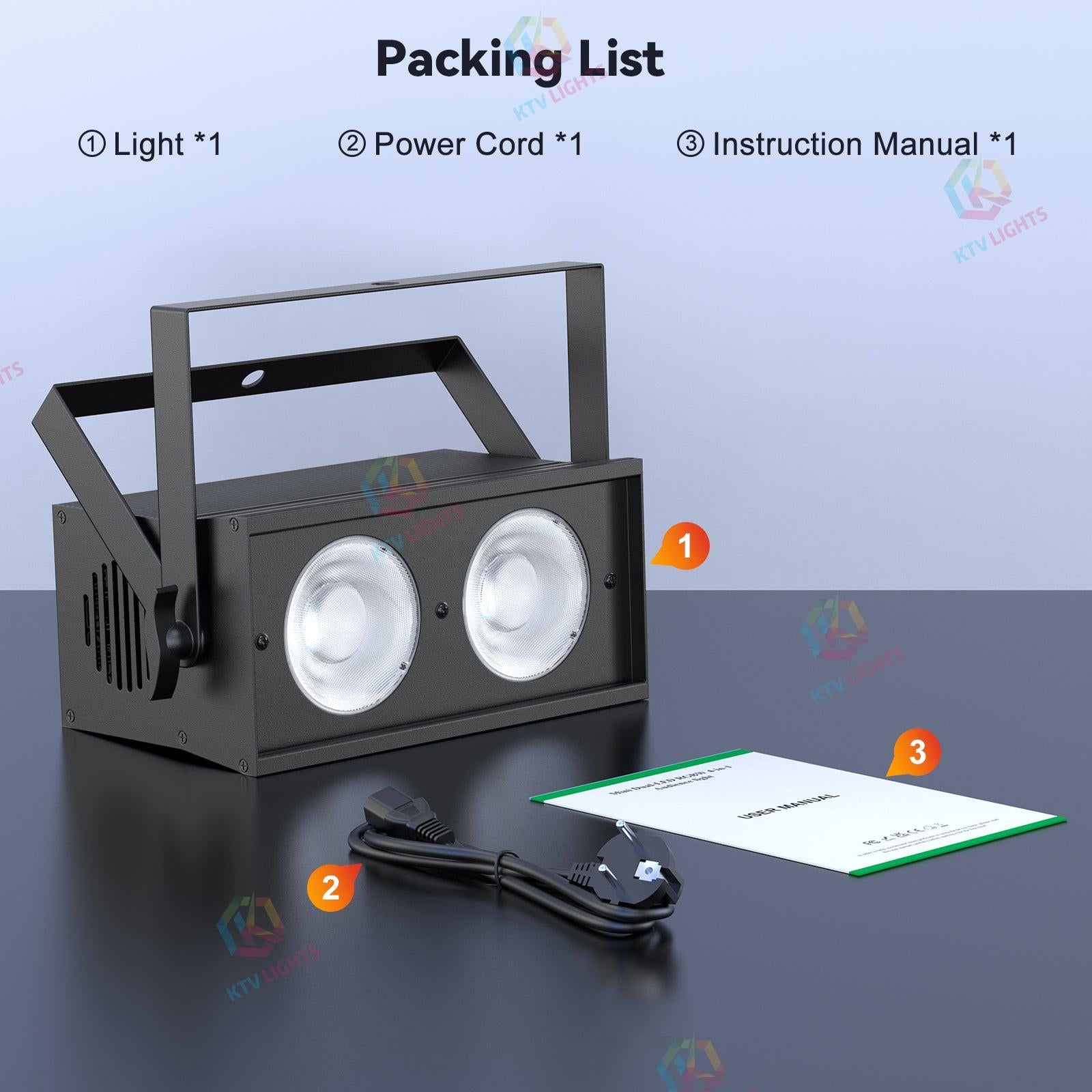 100W 4-in-1 COB Spotlight/PAR Light-P34