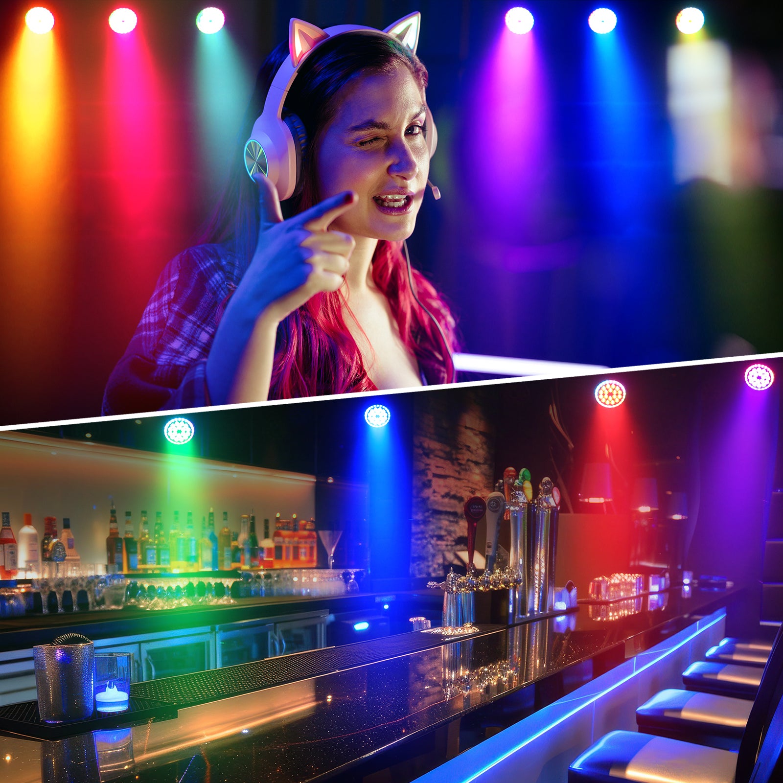 18X6W RGBW 4IN1 LED Par Light-P45