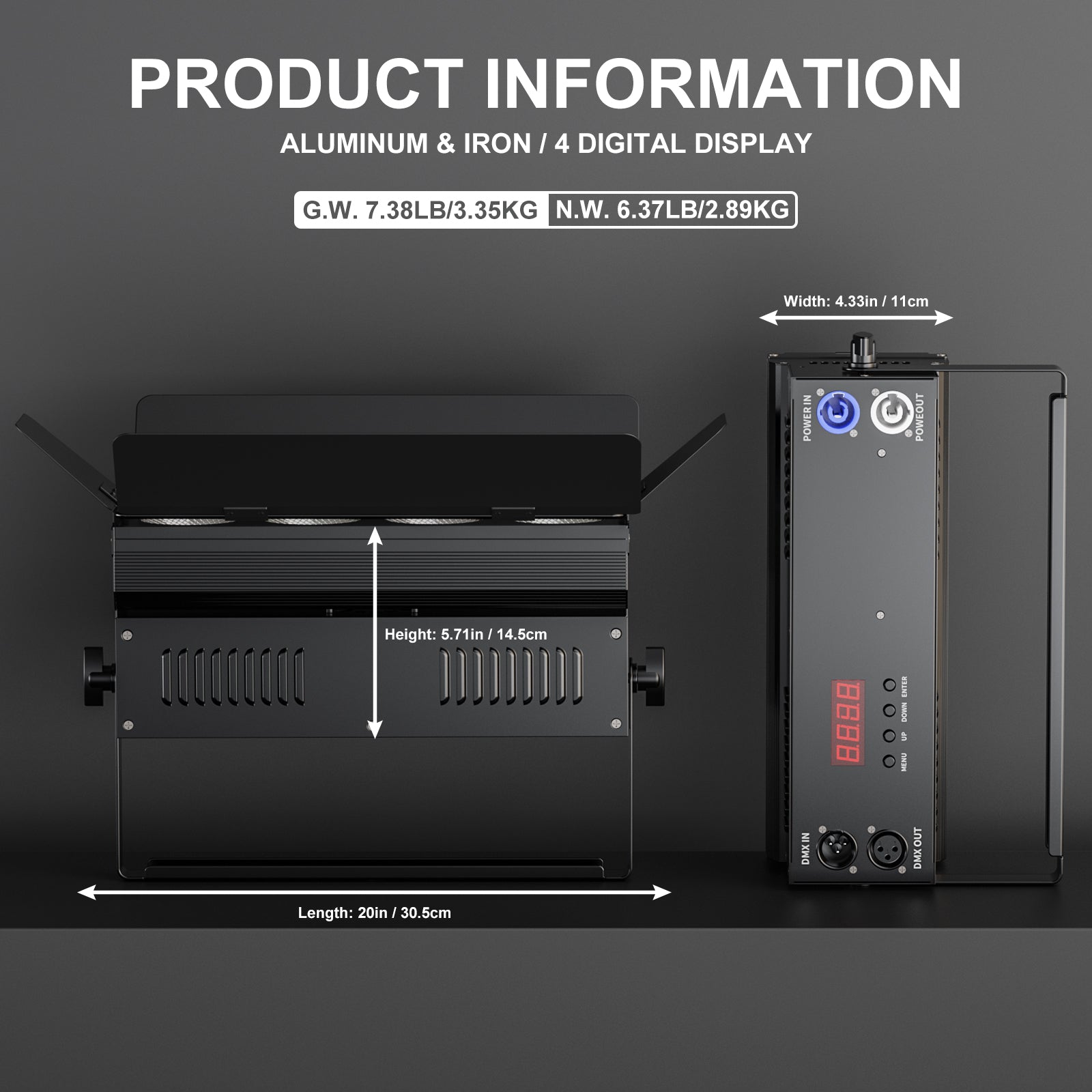 200W COB LED Par Light-P50
