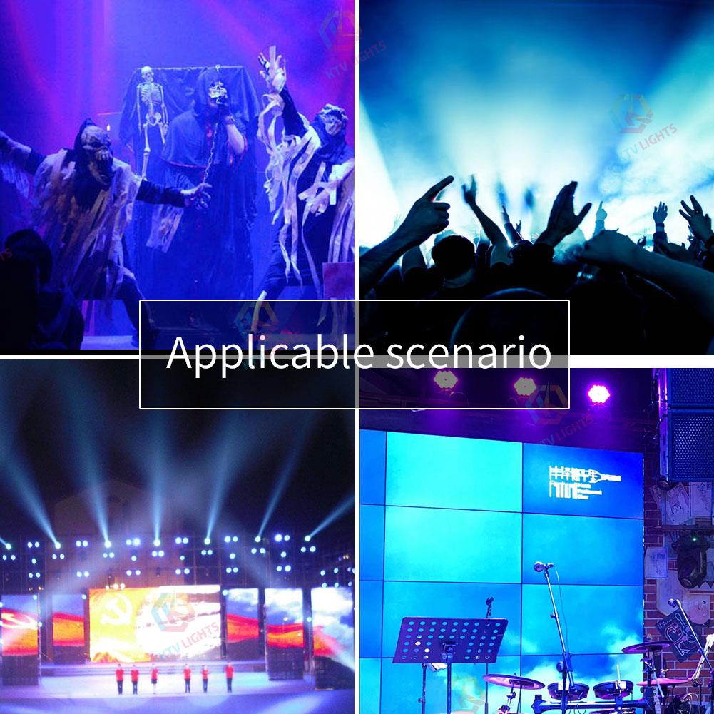 9 LED remote control square par light stage light-P28