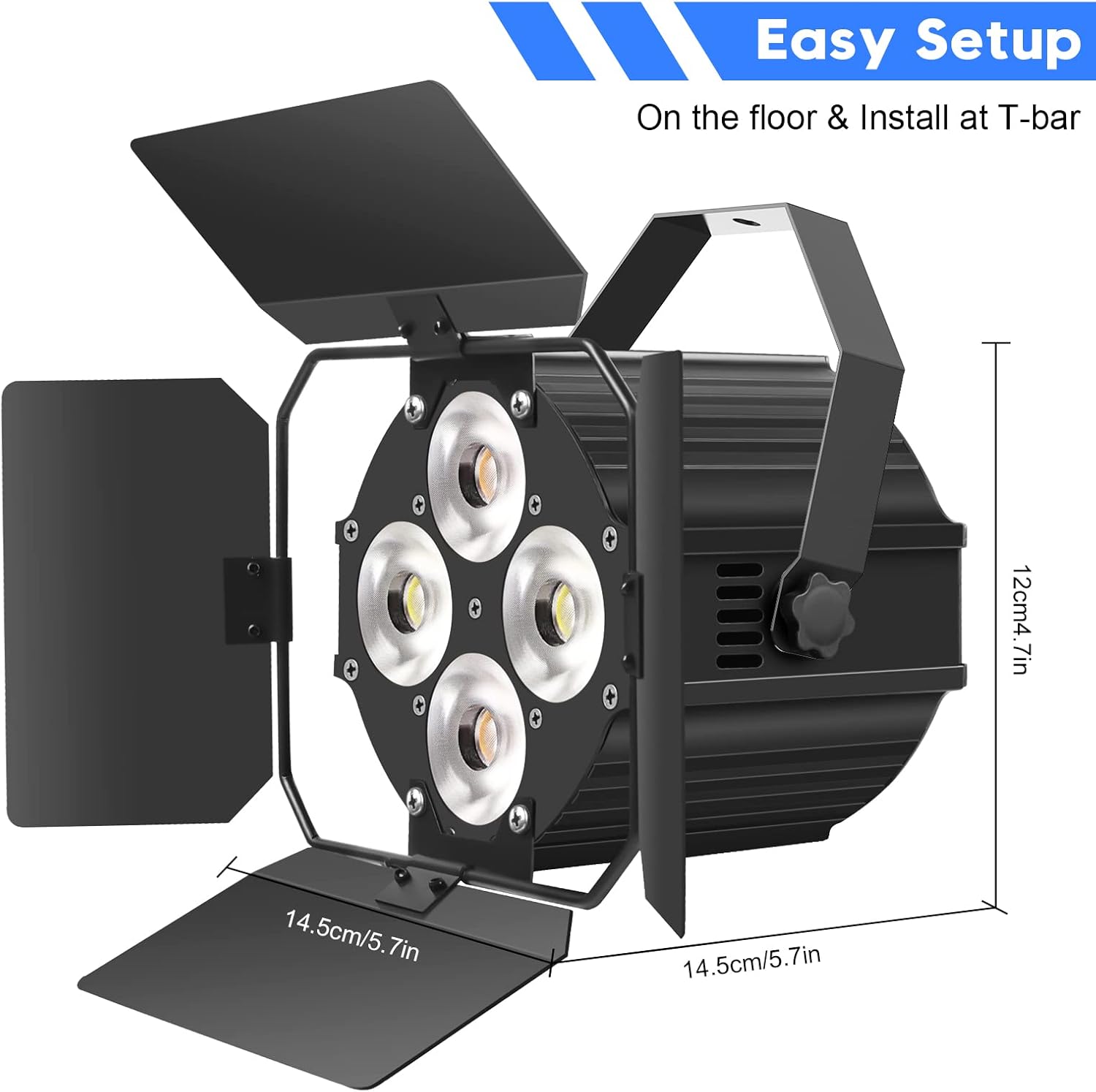 120W LED Stage Light with Barn Door-P5