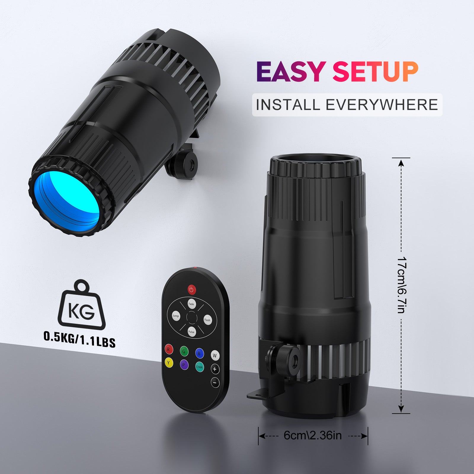 20w RGBW LED spotlight-J4