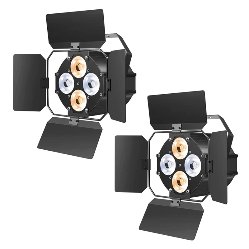 120W LED PAR light COB spotlight with shade-P5