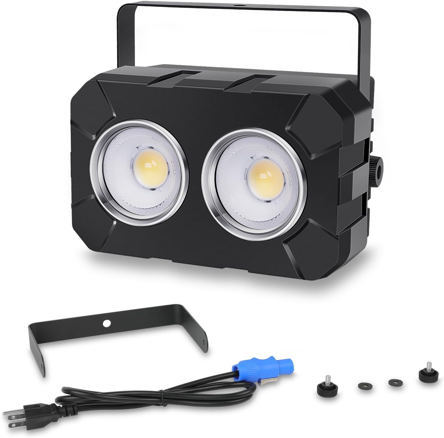 2x60W Cob 2-Eye Cool White + Warm White Par Light-P43