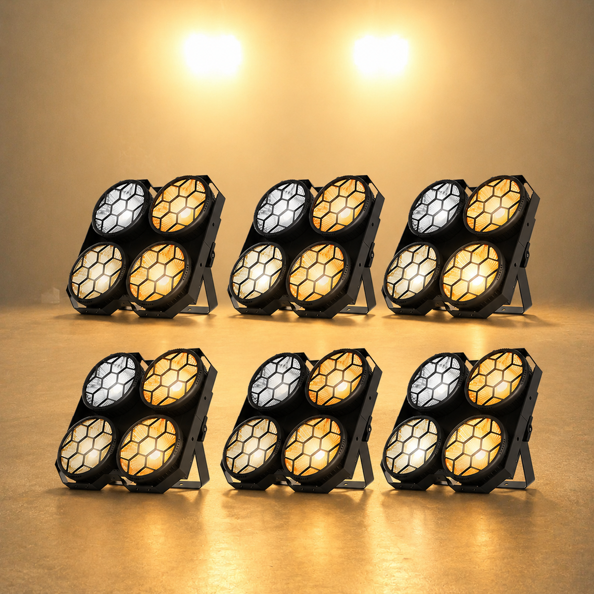KTVLIGHTS 4x100W COB 4-Eye LED Stage Blinder Light-P41