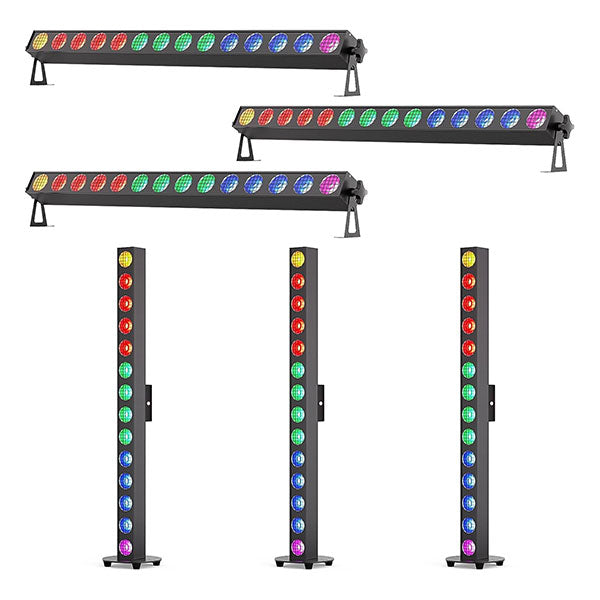 60w Mini LED Strobo RGB 3em1 Lavadora de Parede-X21