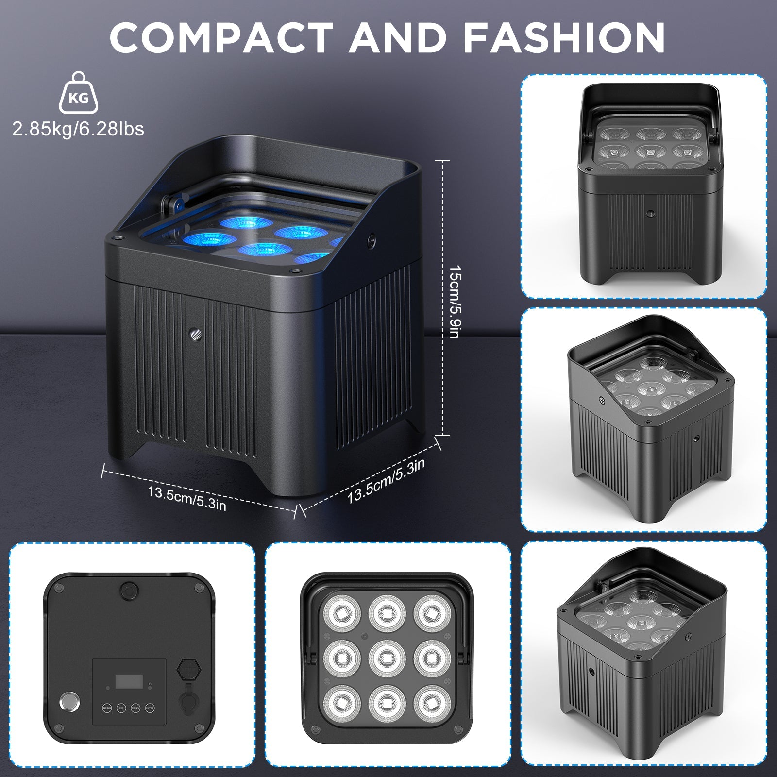 9X18W RGBW+UV APP waterproof par light-P6