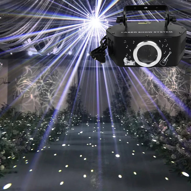Snowflake Starry Sky Laser Light-B34