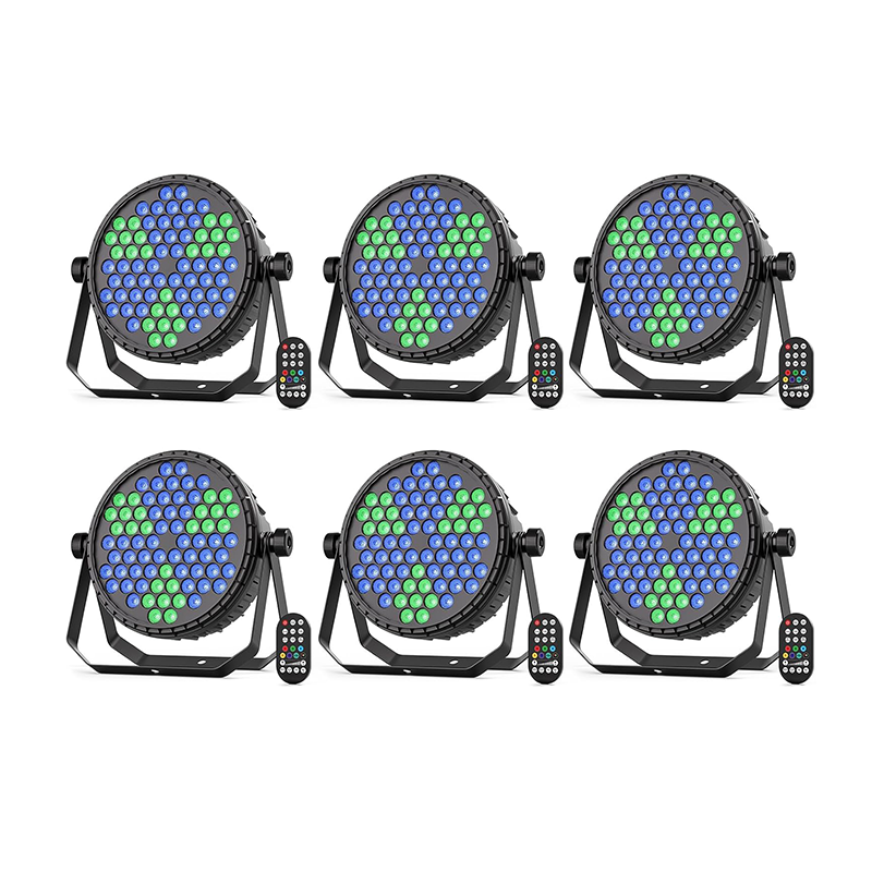 72 LED RGB PAR lights with dynamic vortex stage effect-P12
