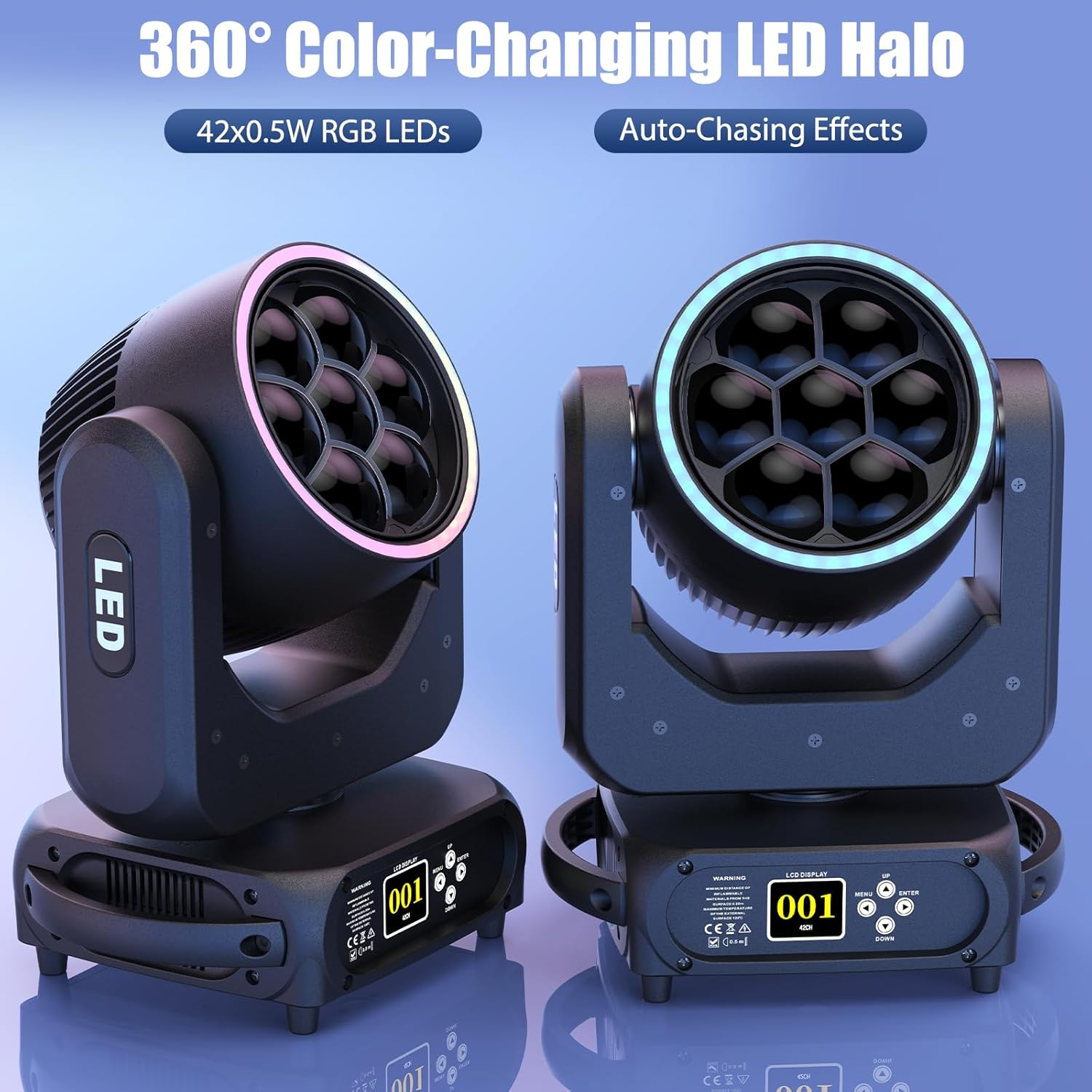 7x40W RGBW LED Zoom Moving Head Light - E63