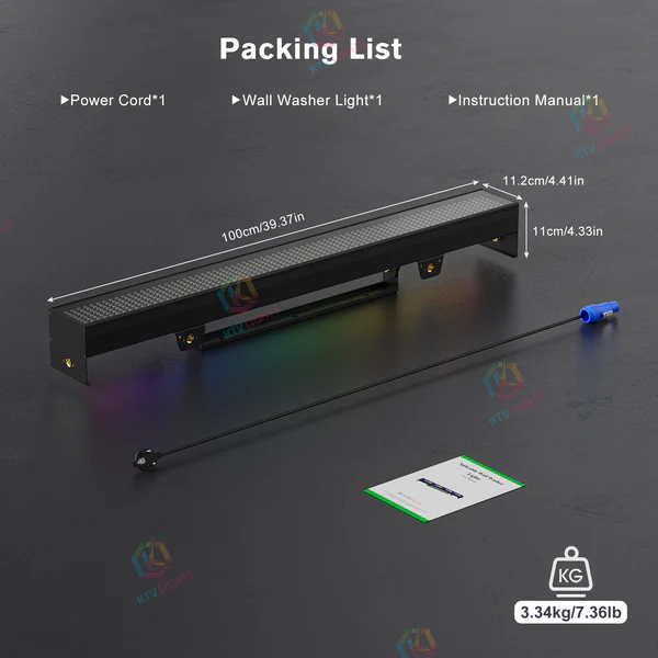 New 666 LED RGB Pixel Light Strip Strobe Light - X21