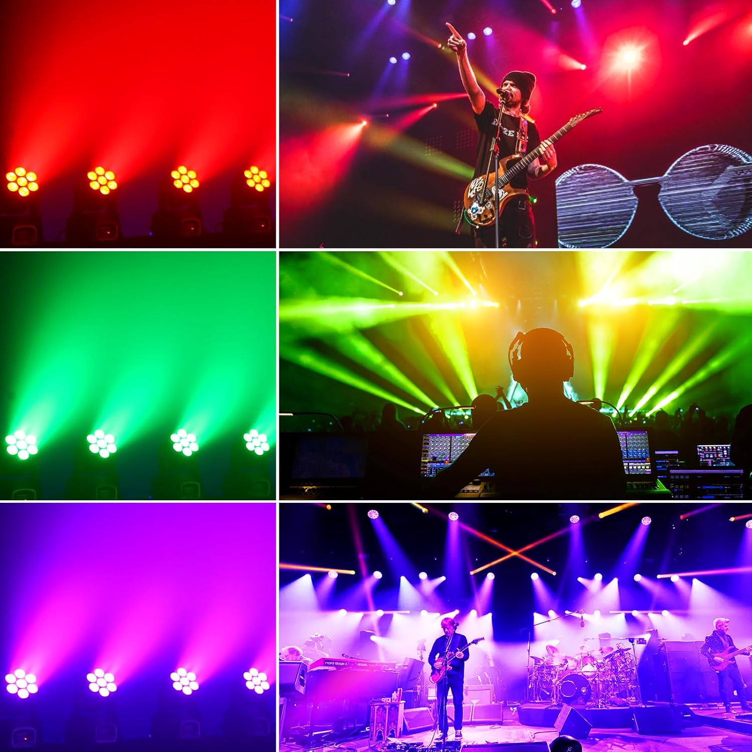 7x10W Moving Head Color Washing Light - P9
