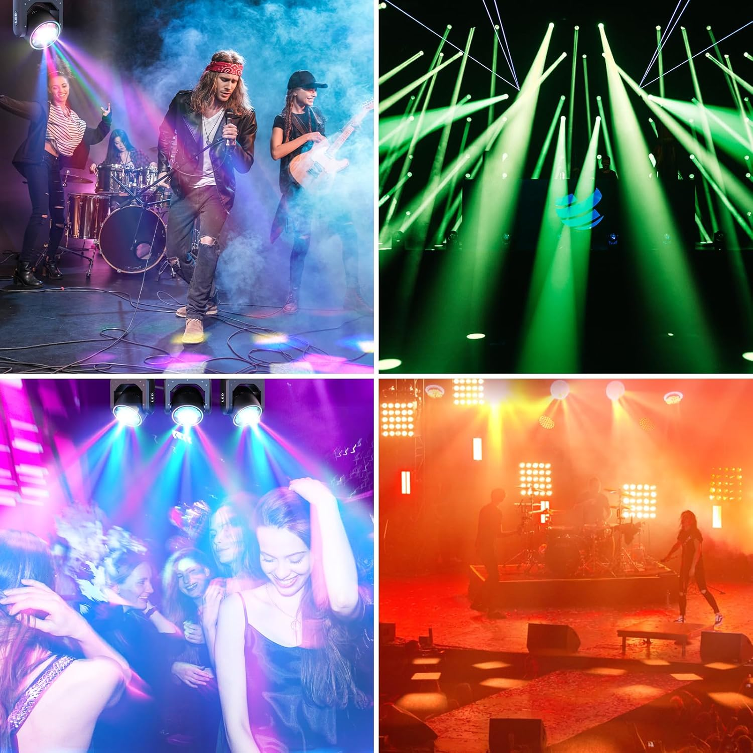 7x40W RGBW LED Zoom Moving Head Light - E63