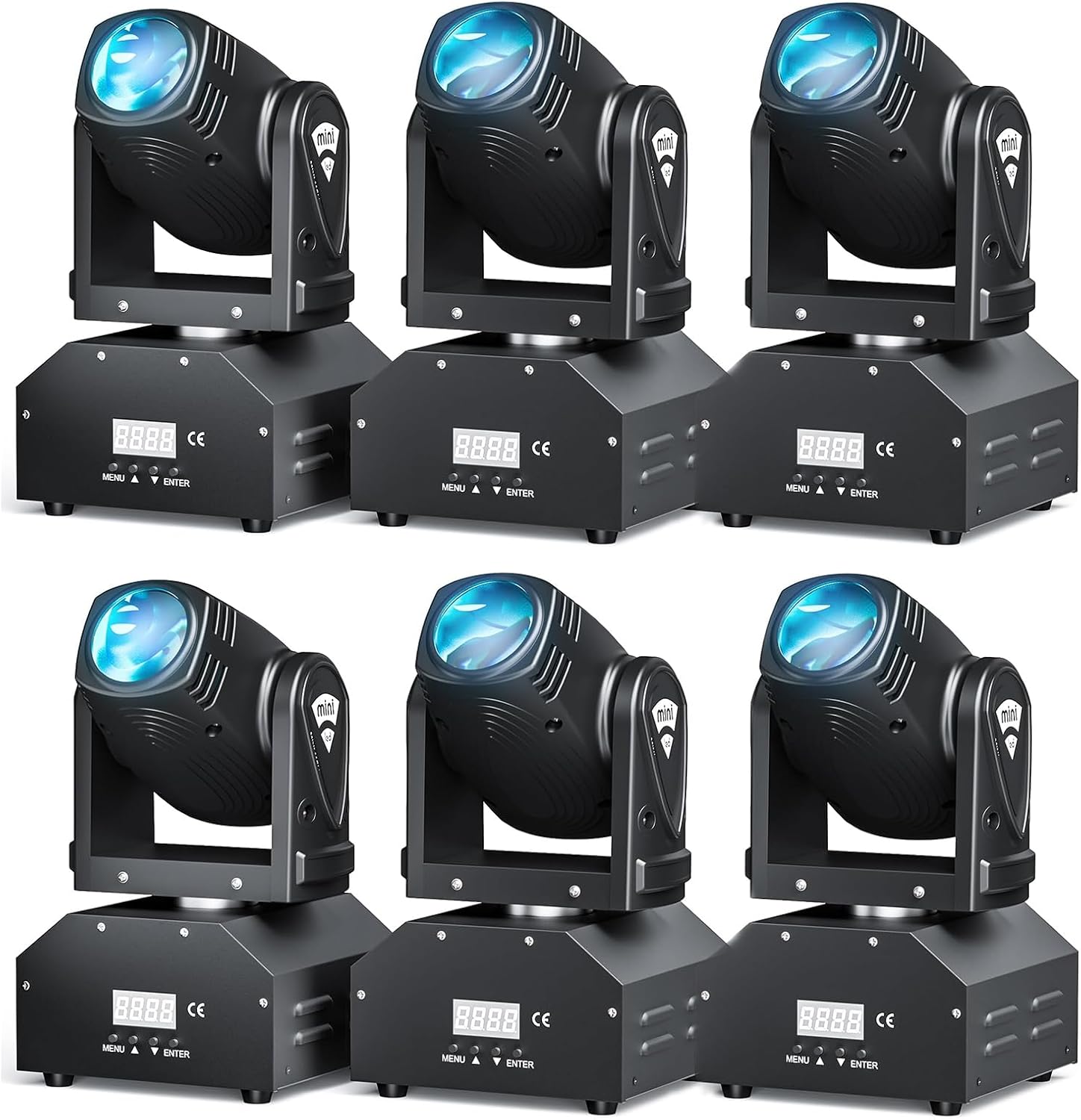 Mini RGBW 4-in-1 LED Beam Moving Head Light-E20