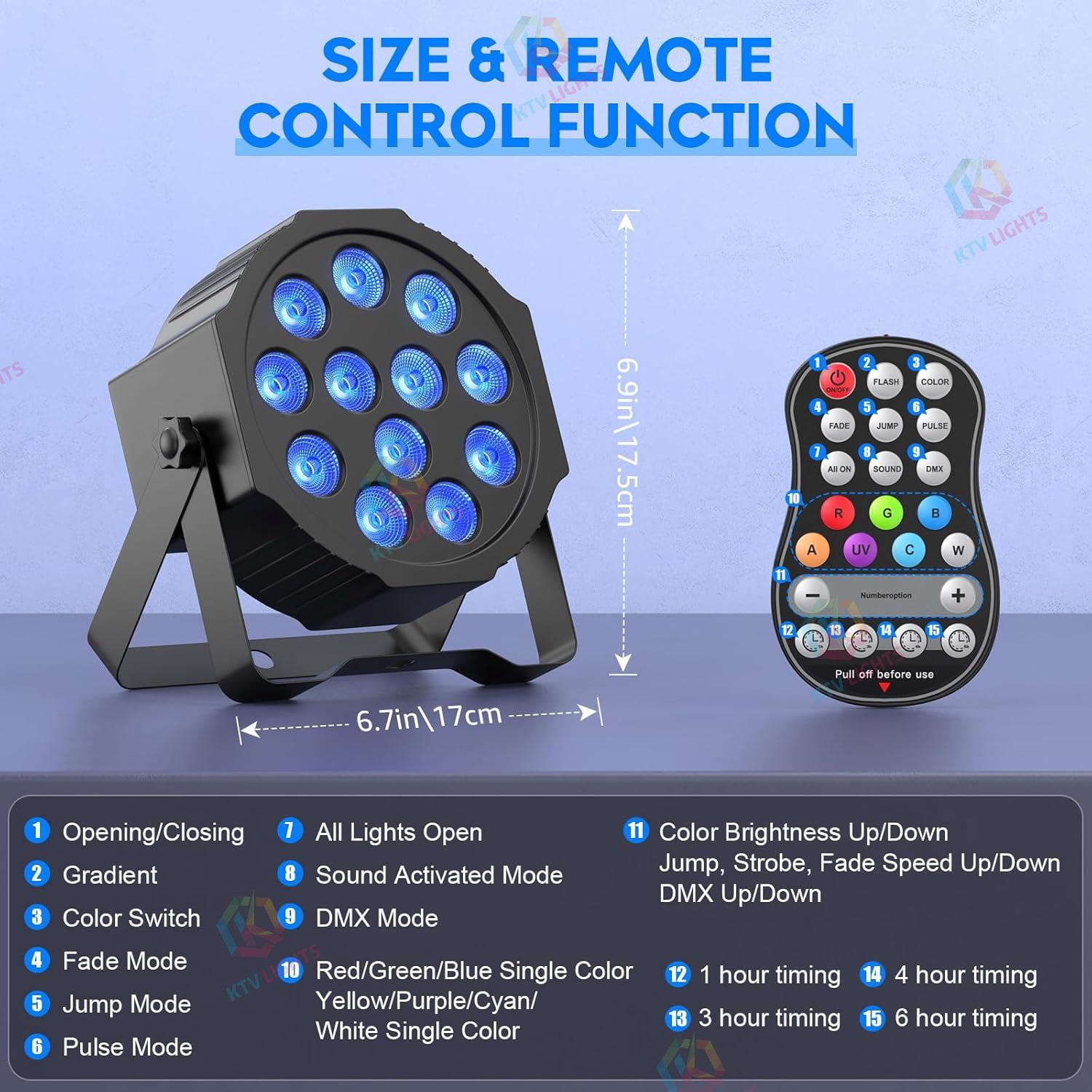 Rechargeable RGBW LED Parking Light Par Light-P16