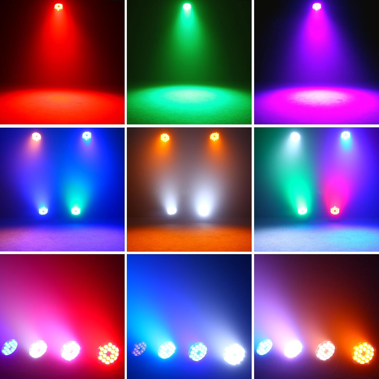 150W IP67 6-in-1 RGBW+UV Waterproof Par Light - P29