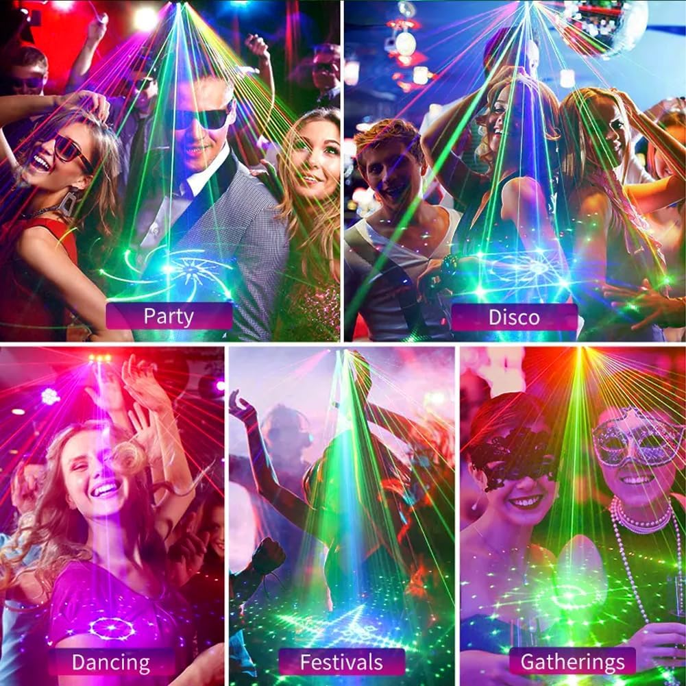 LED colorful rotating party light-C19
