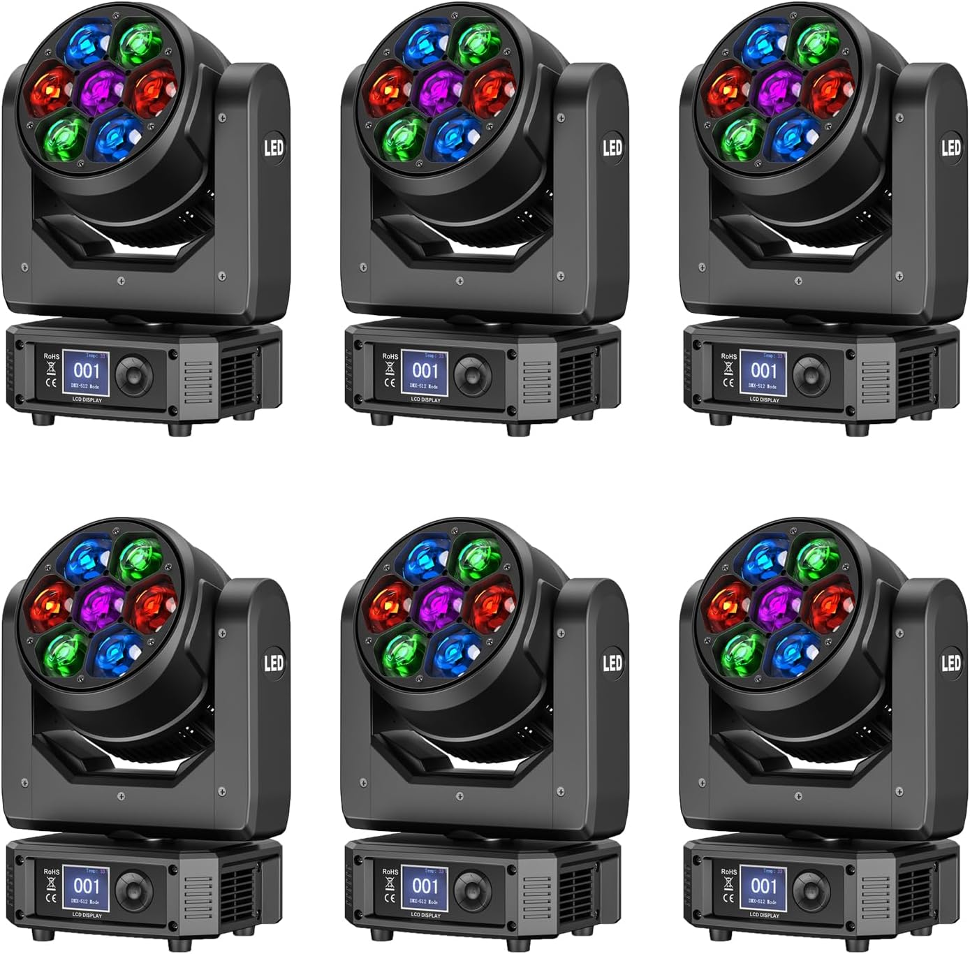 350w LED RGBW 4-in-1 Moving Head Light -E45