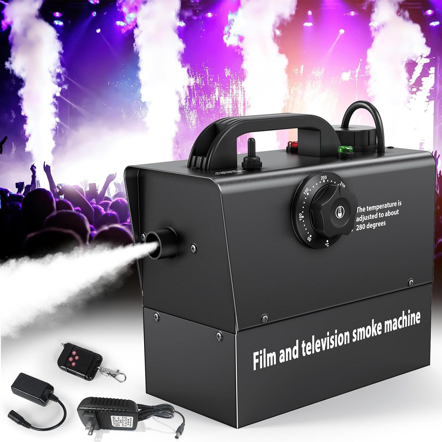 400W Mini Remote Control Rechargeable Smoke Machine-Y17