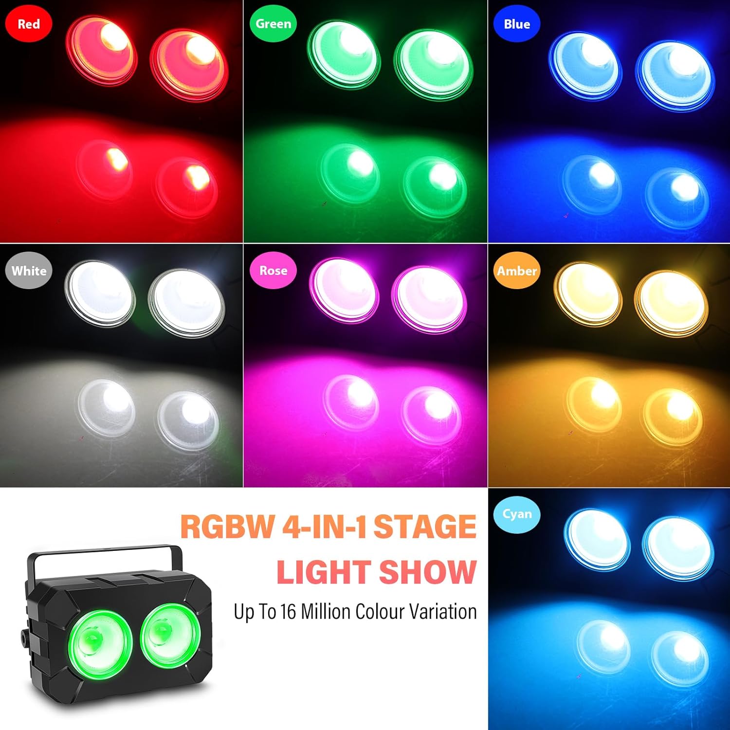 New 2x60w RGBW 4IN1 Wash Par Light-P11