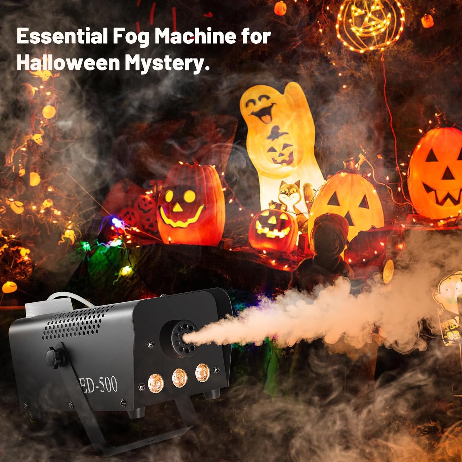 500W RGB Remote Control Smoke Machine-Y6