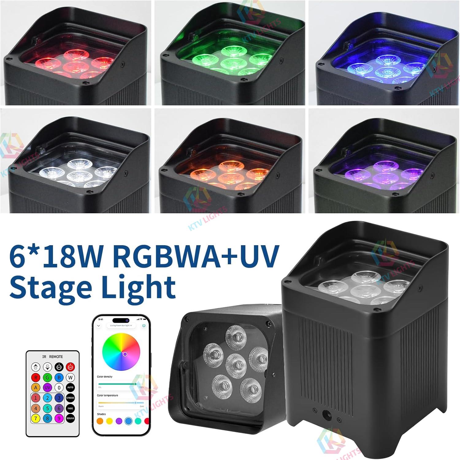 9X18W RGBW+UV APP waterproof par light-P6