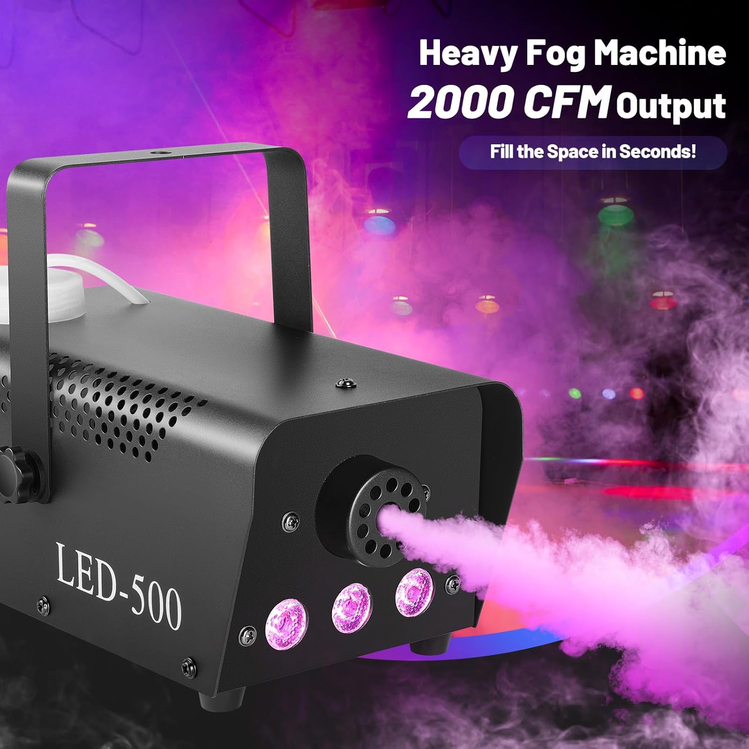 500W RGB Remote Control Smoke Machine-Y6