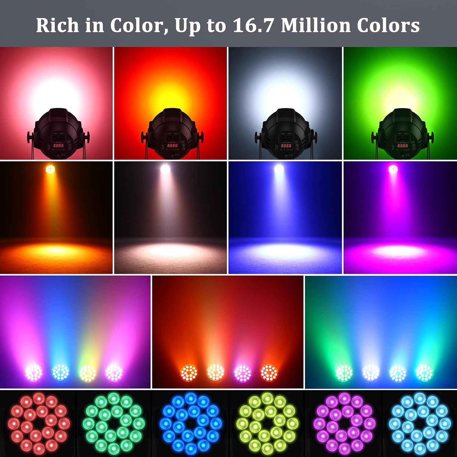 180W Aluminum LED Par Light-P3