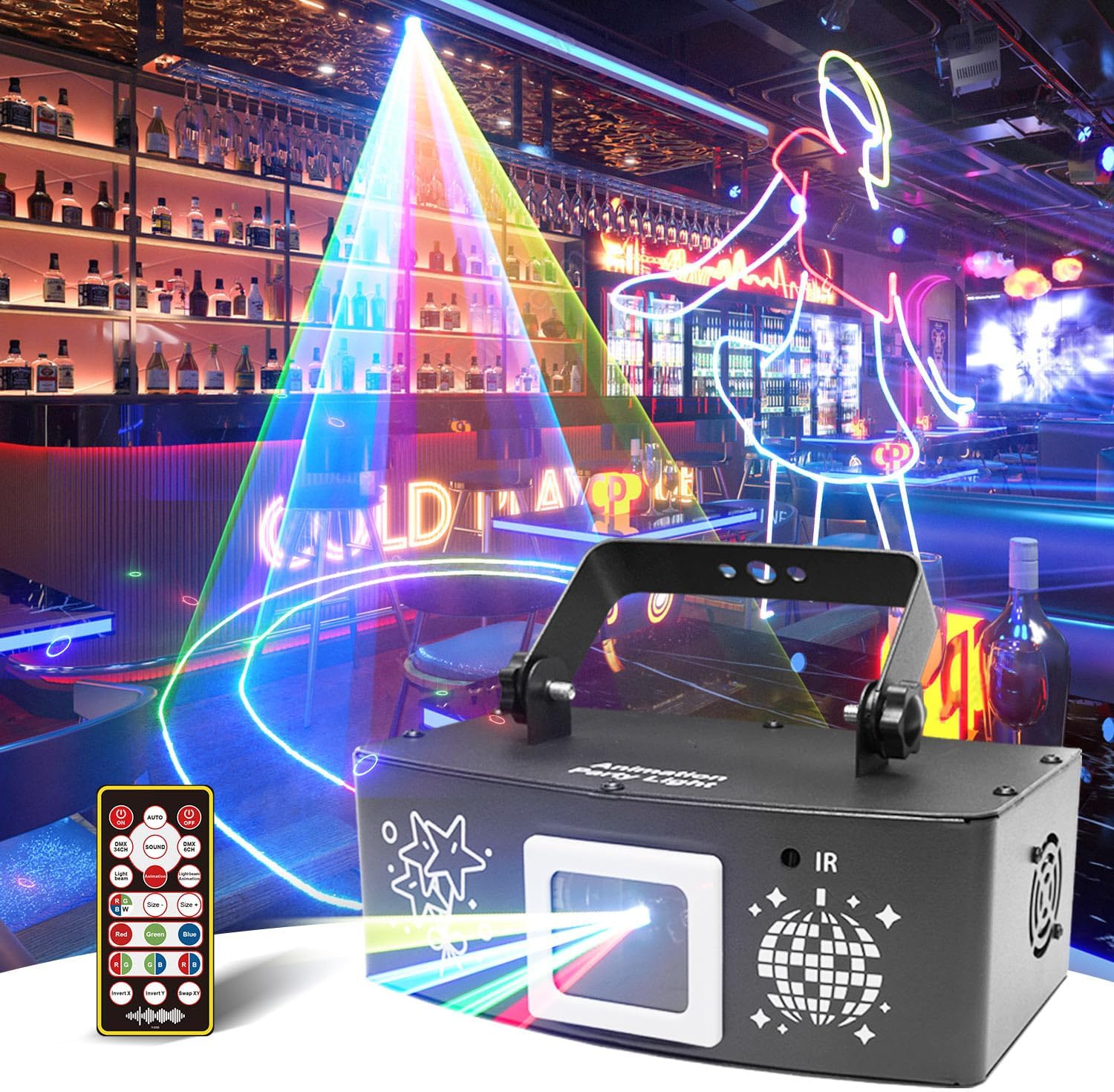 4th generation animation laser light-A24