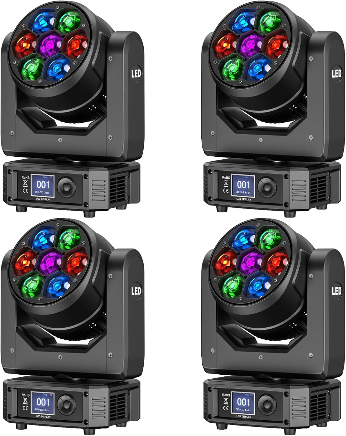 350w LED RGBW 4-in-1 Moving Head Light -E45