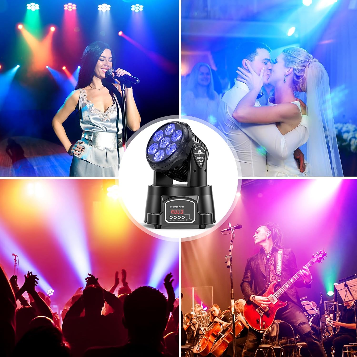 70W 4-in-1 Stage Color Washing Light - P9