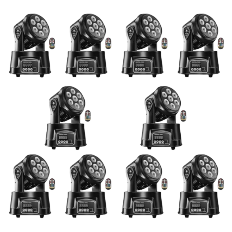 7x10W Moving Head Color Washing Light - P9