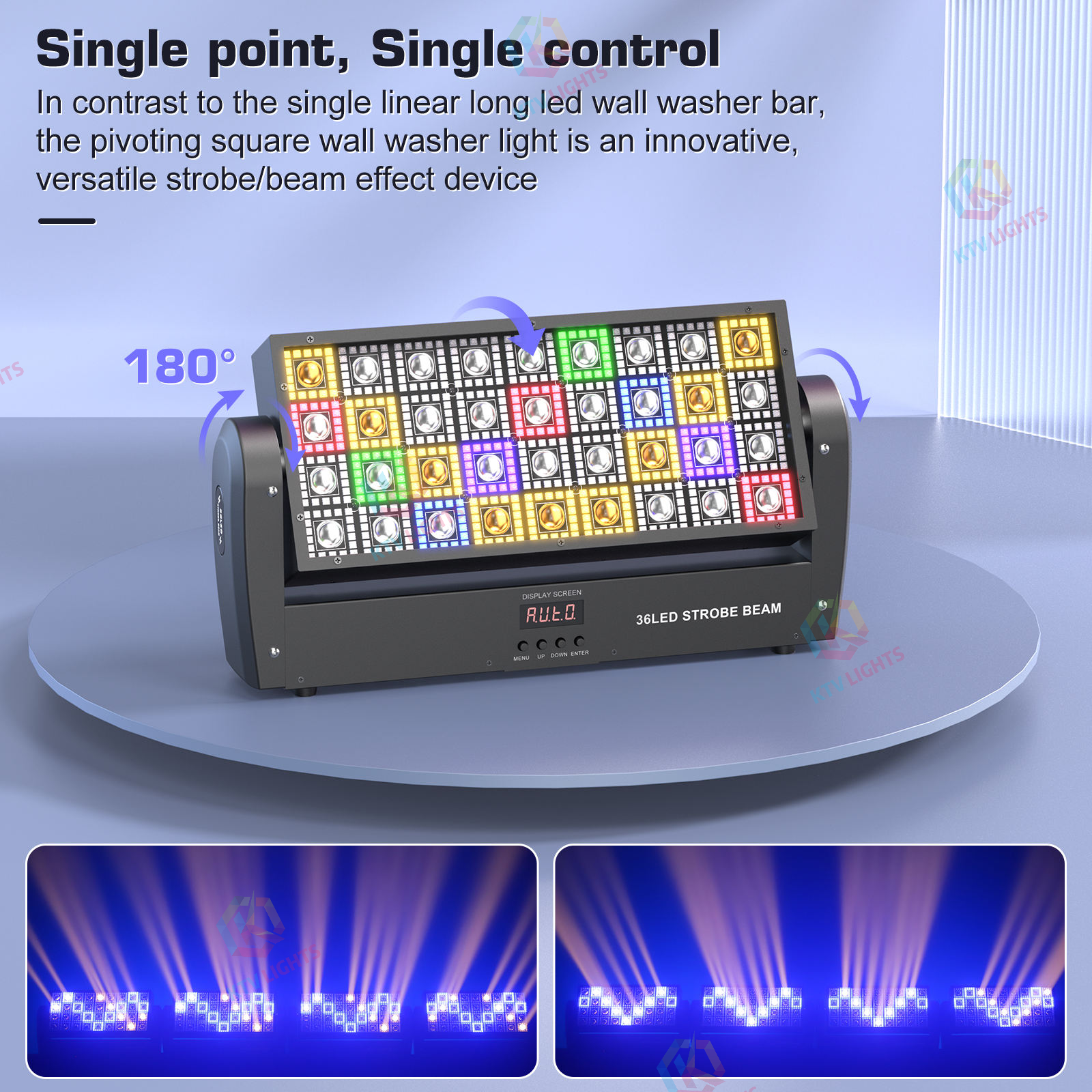 220W LED DJ Strobe Moving Head Light/Wall Washer Light-E67