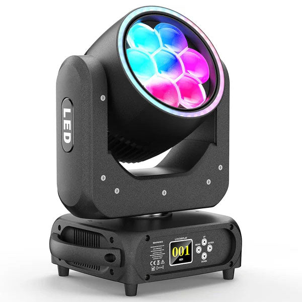 7x40W RGBW LED Zoom Moving Head Light - E63