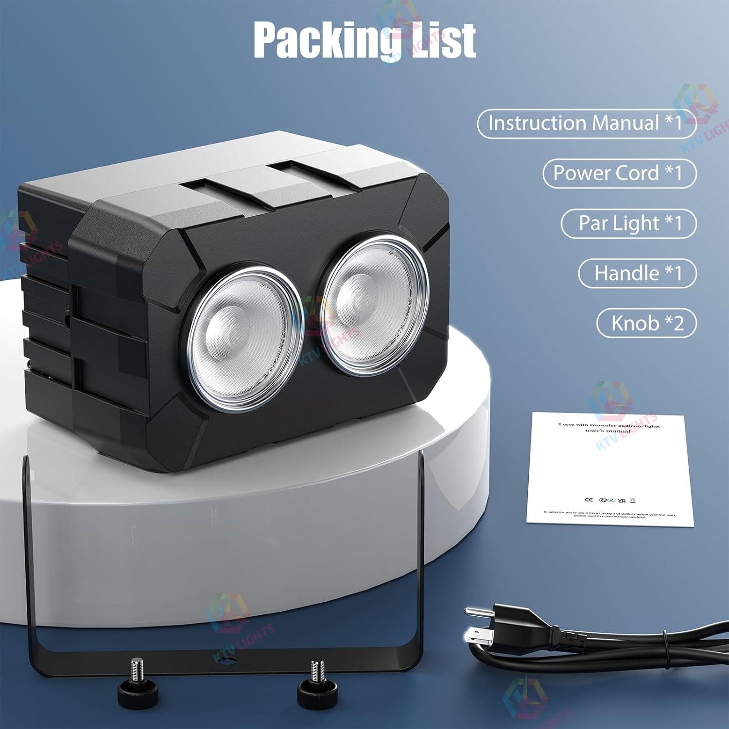 2x60w RGBW 4IN1 Wash Par Light-P11