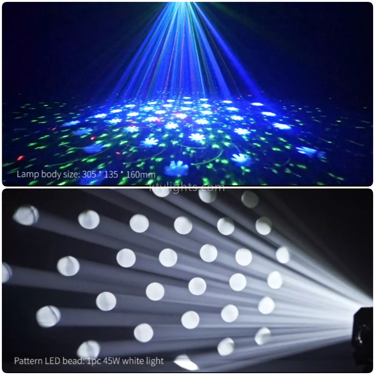 3 in 1 Wash Pattern Laser Light-B41