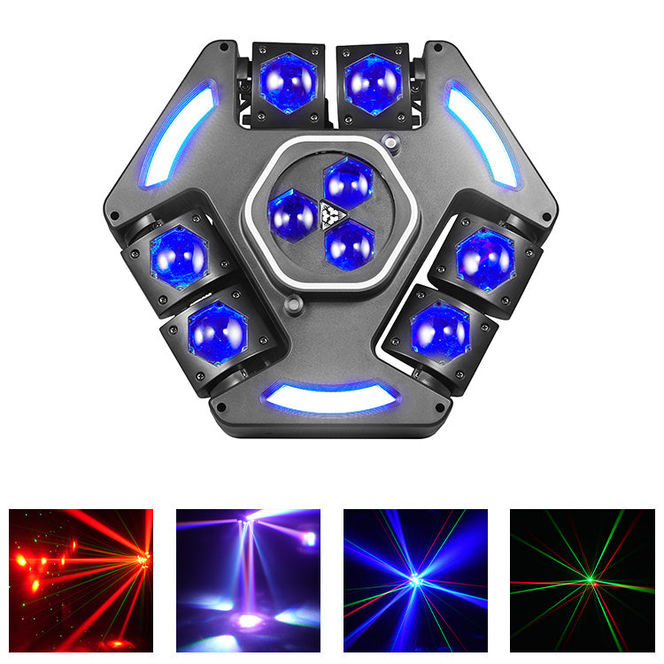 New 4-in-1 War God Moving Head Light-E56