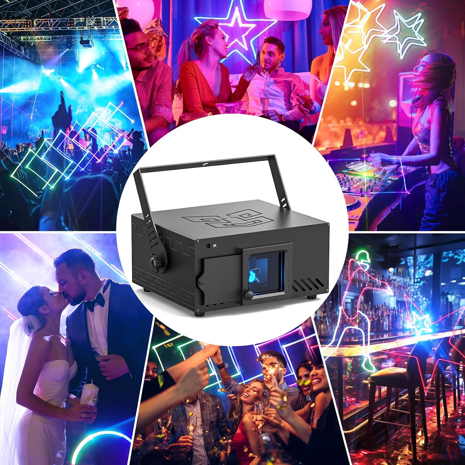 3D Animation Stage Lights RGB Laser Lights-A35