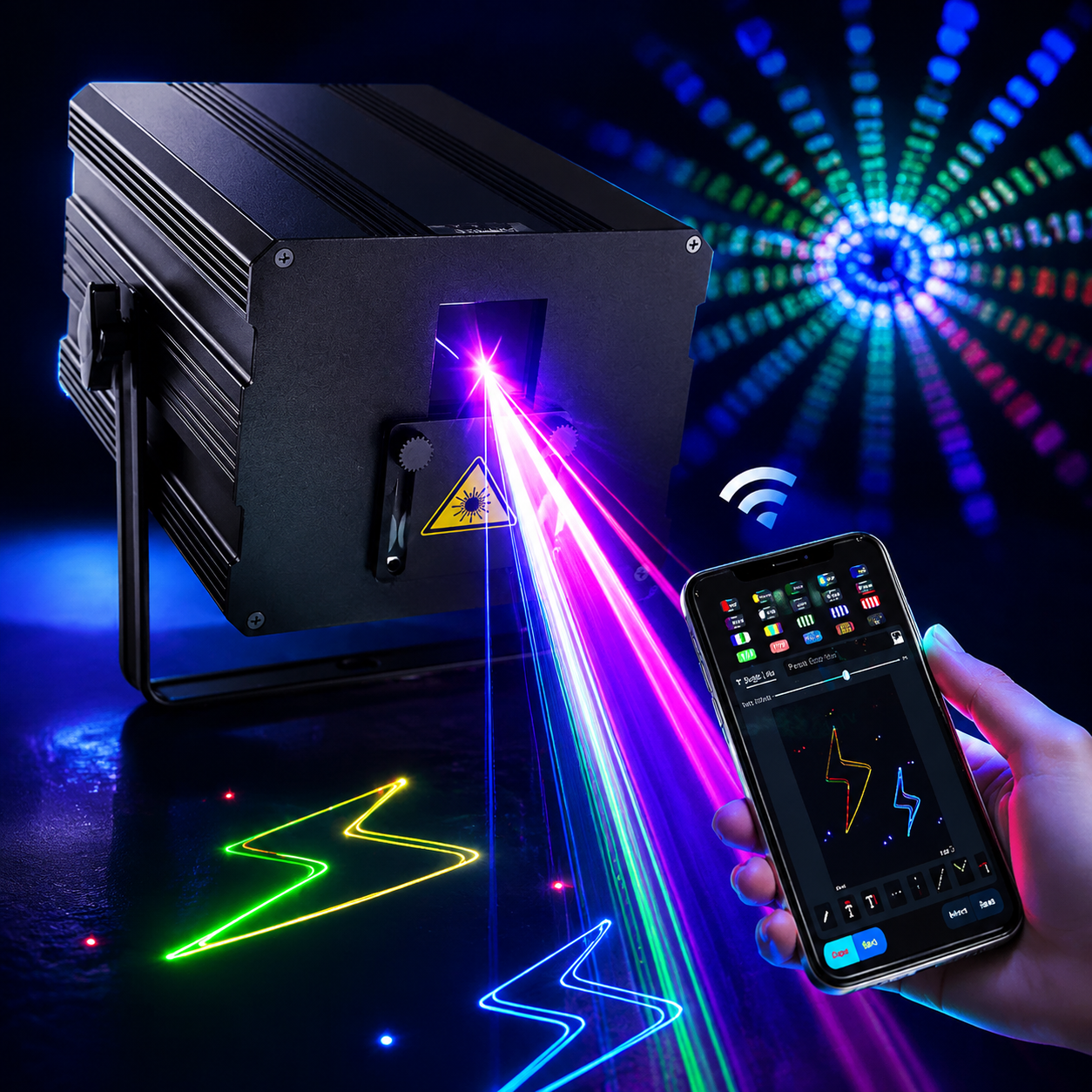 iOS/Android APP IP65 Animation Laser Light-A3