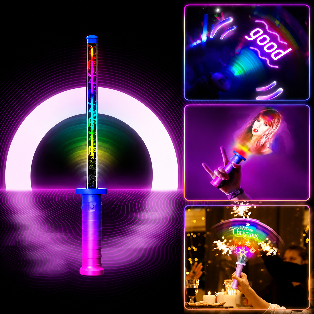 KTVLIGHTS DIY Glow Sticks for Concerts, Parties & Festivals-M34