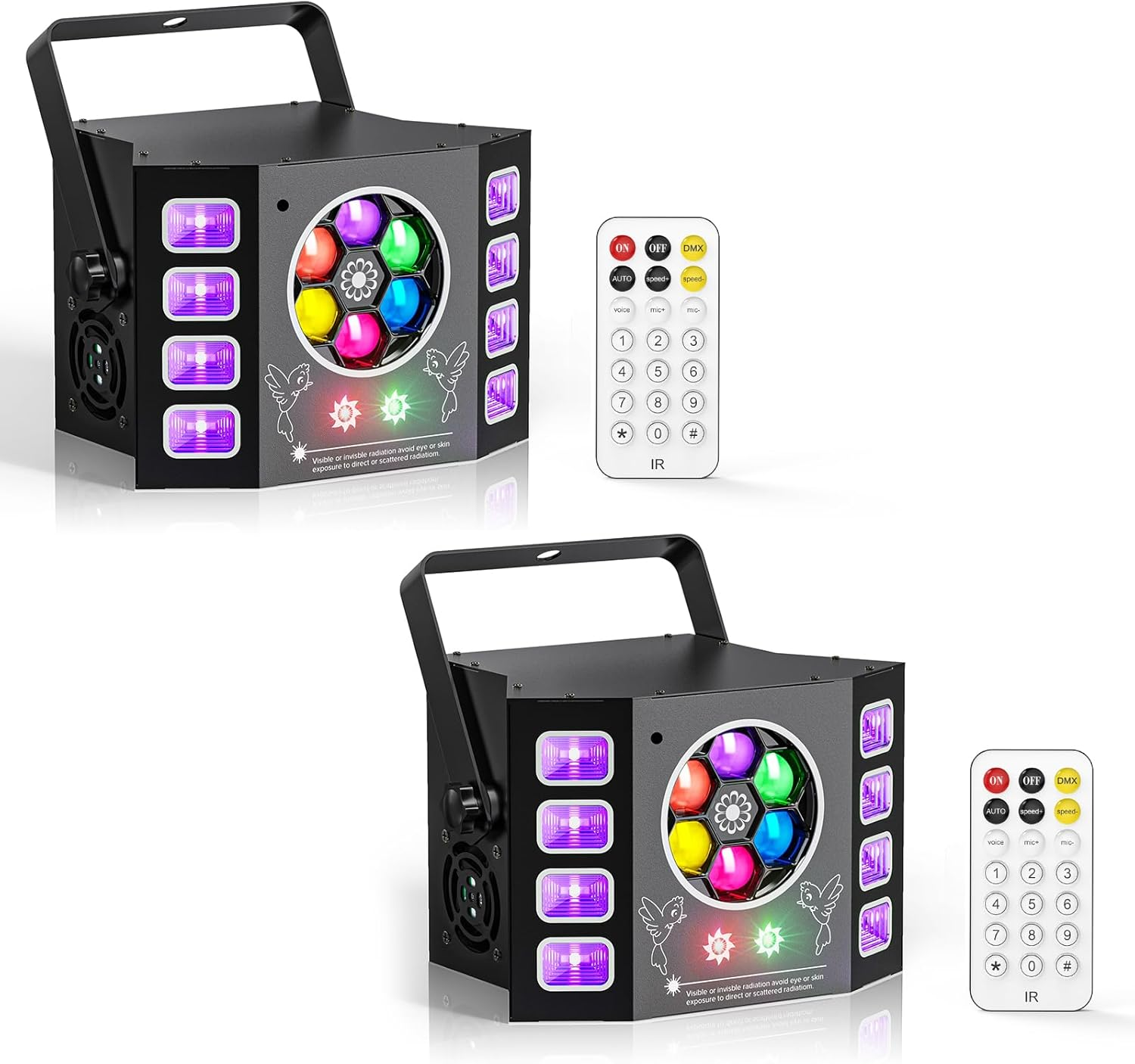 100W Bee Eye Strobe Stage Light 4-in-1 RGBW LED - C25