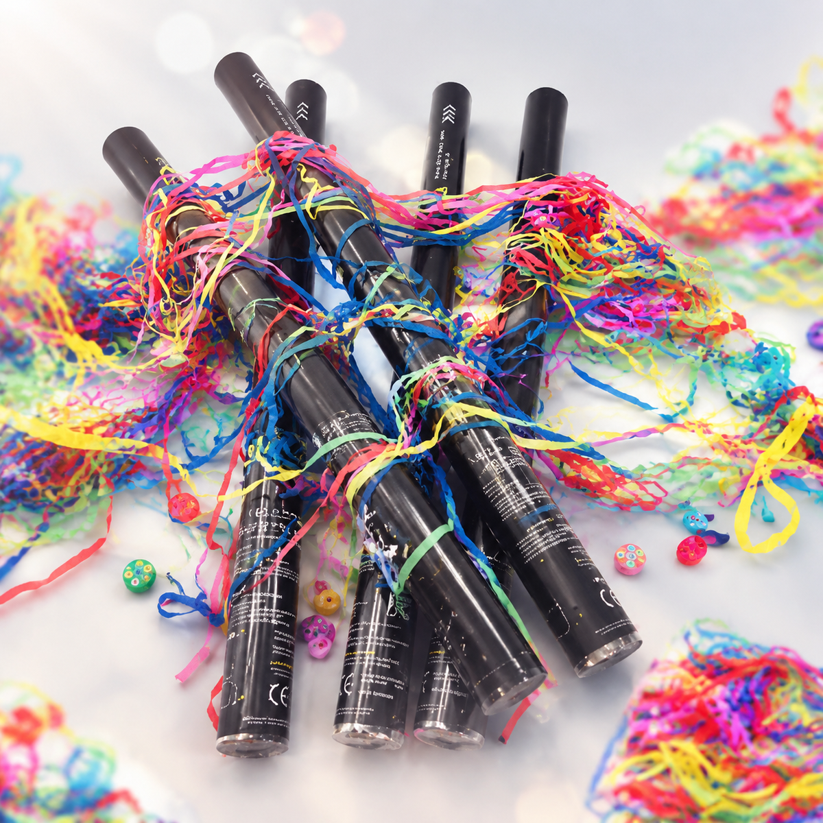 KTVLIGHTS 4-Head Electronic Confetti Launcher for Events-H11