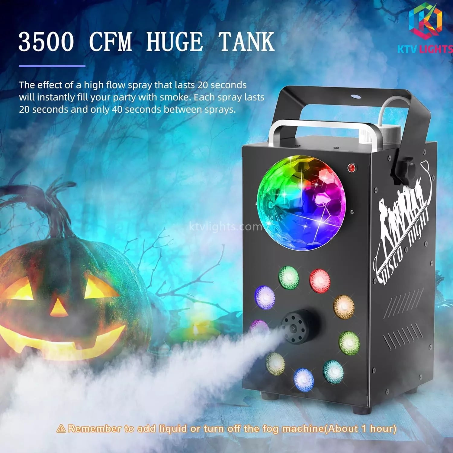 700W 9 LED smoke machine-Y3