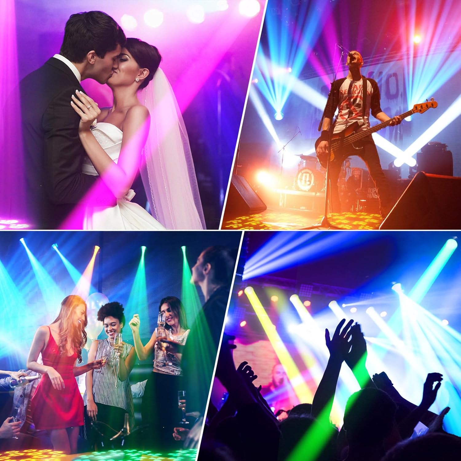 150W LED RGBW Four-in-One Beam Moving Head Light-E58