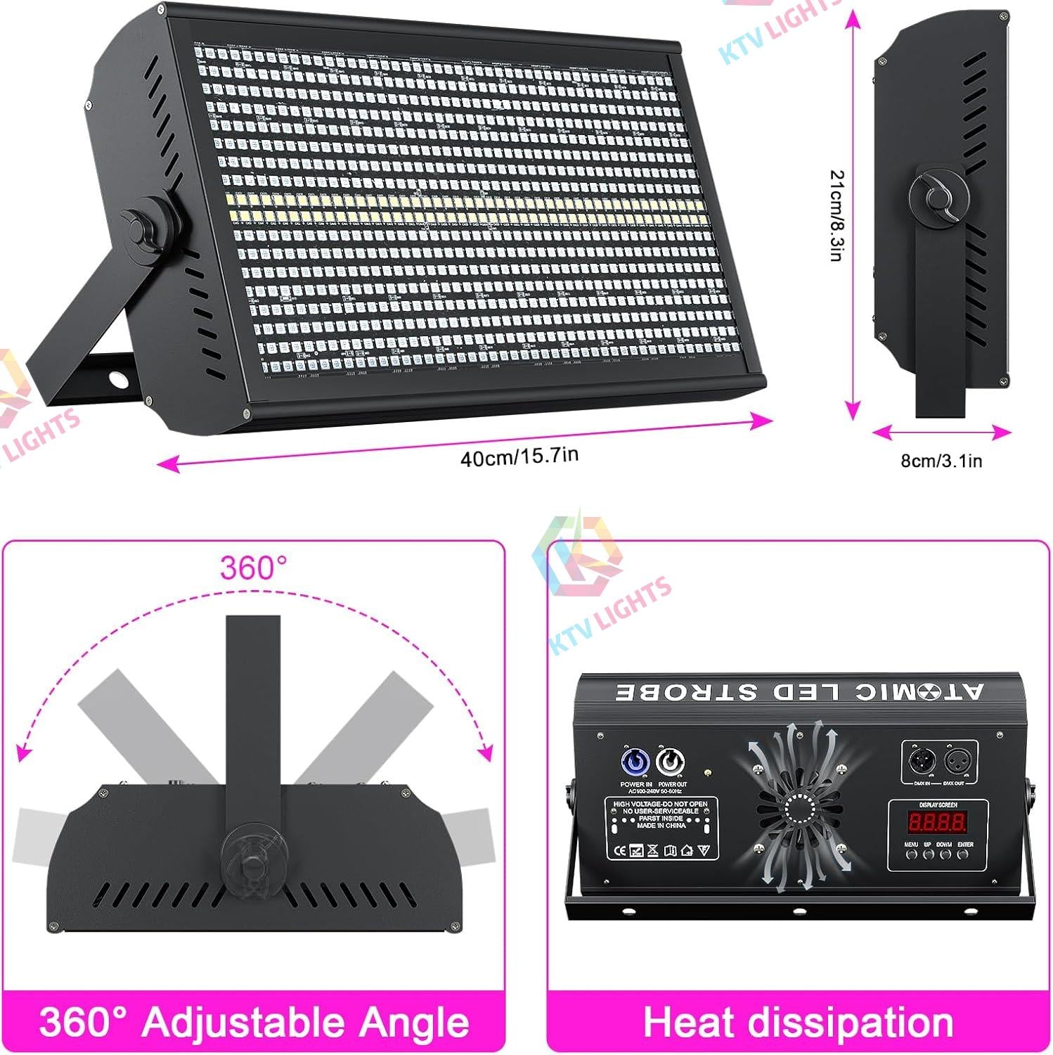 200W 4-in-1 LED High-Brightness Wall Washer Light - X20