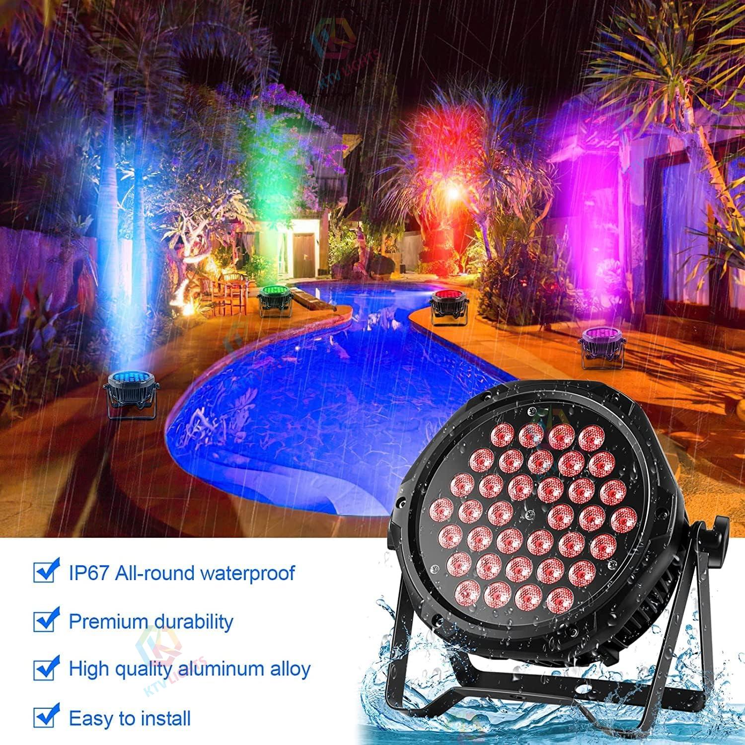 IP67 waterproof 36pcs RGB 3-in-1 LEDs - P24